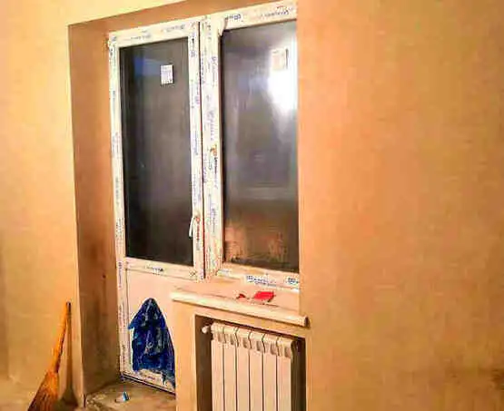 После оштукатуривания